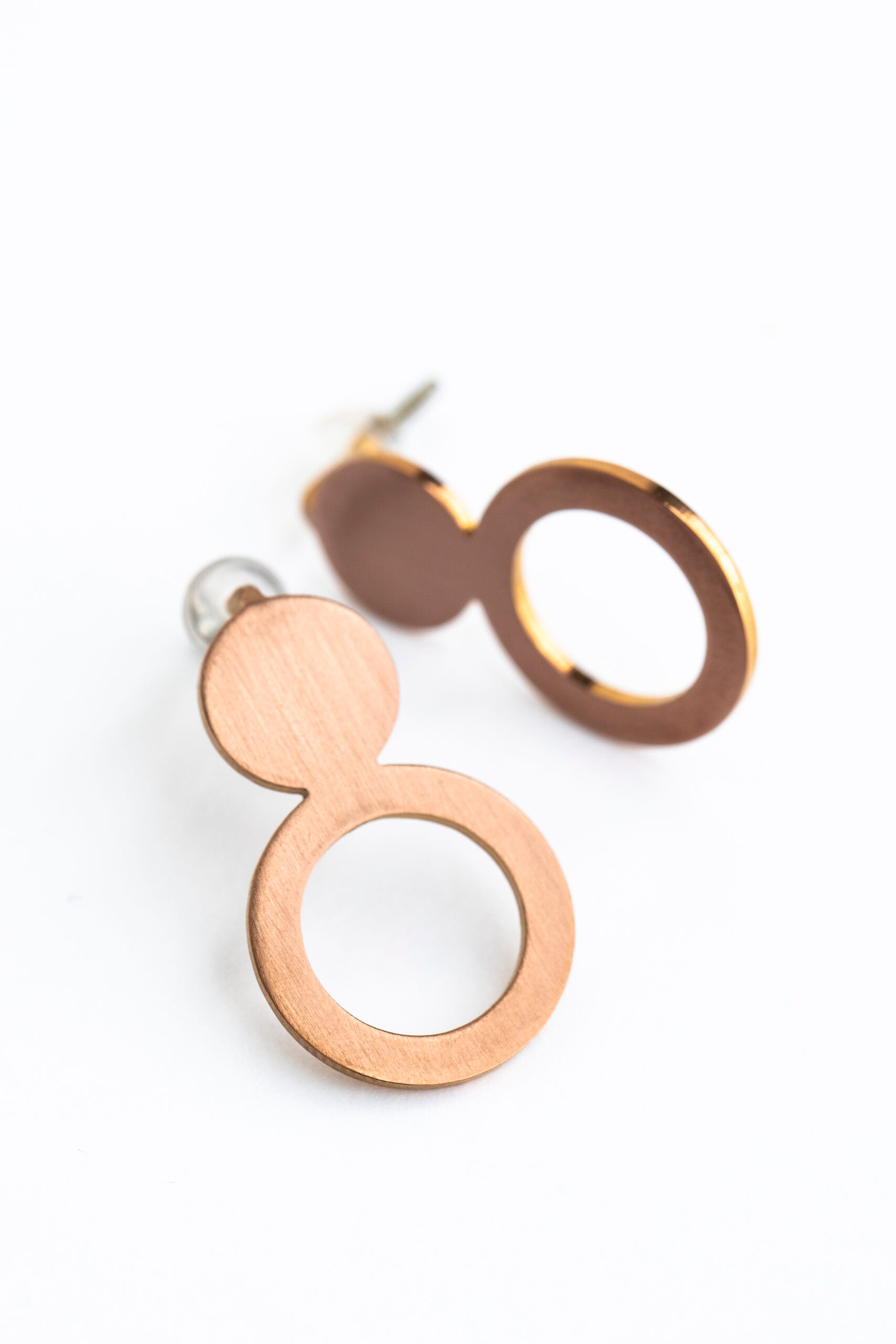 Earrings Arc - Rose Gold