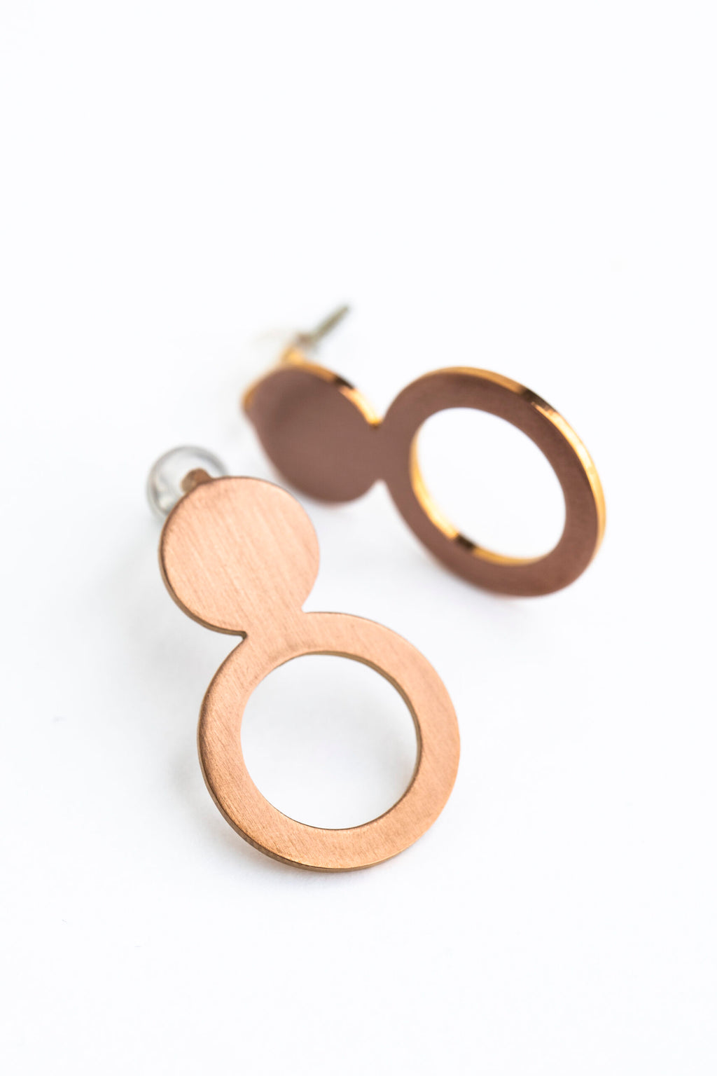 scandinavian earrings soft neutral tones minimalist elegant style