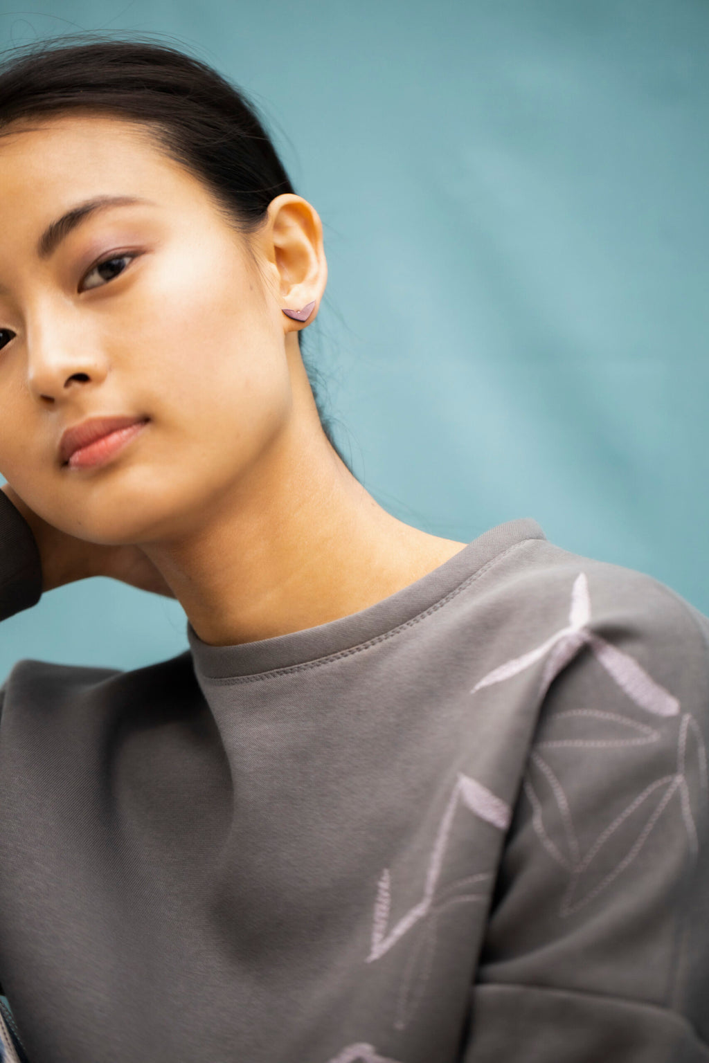 Earrings Vola - Purple