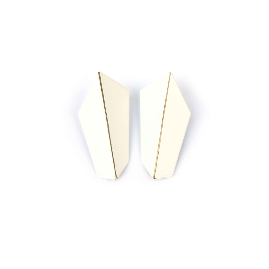 Folded Vertical Earrings