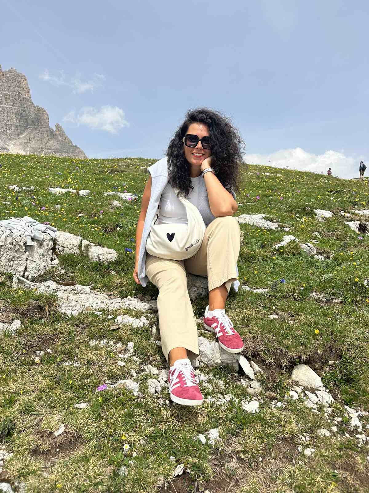 Hobo Bag Heart - White