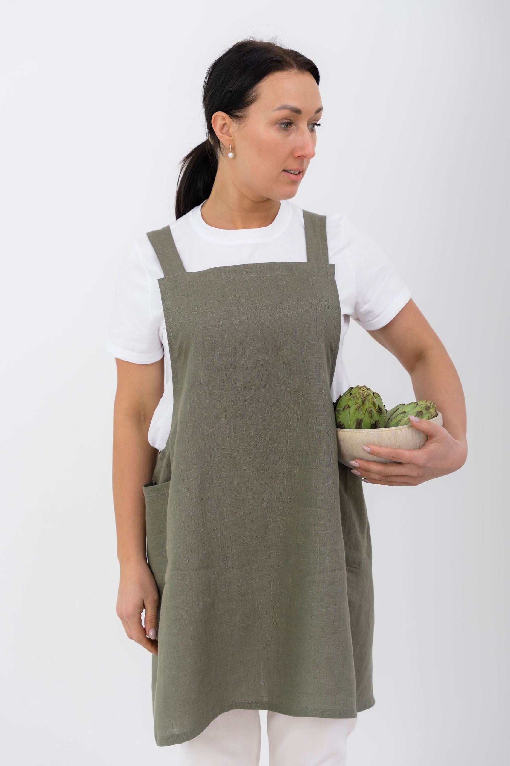 Japanese-Style Linen Apron