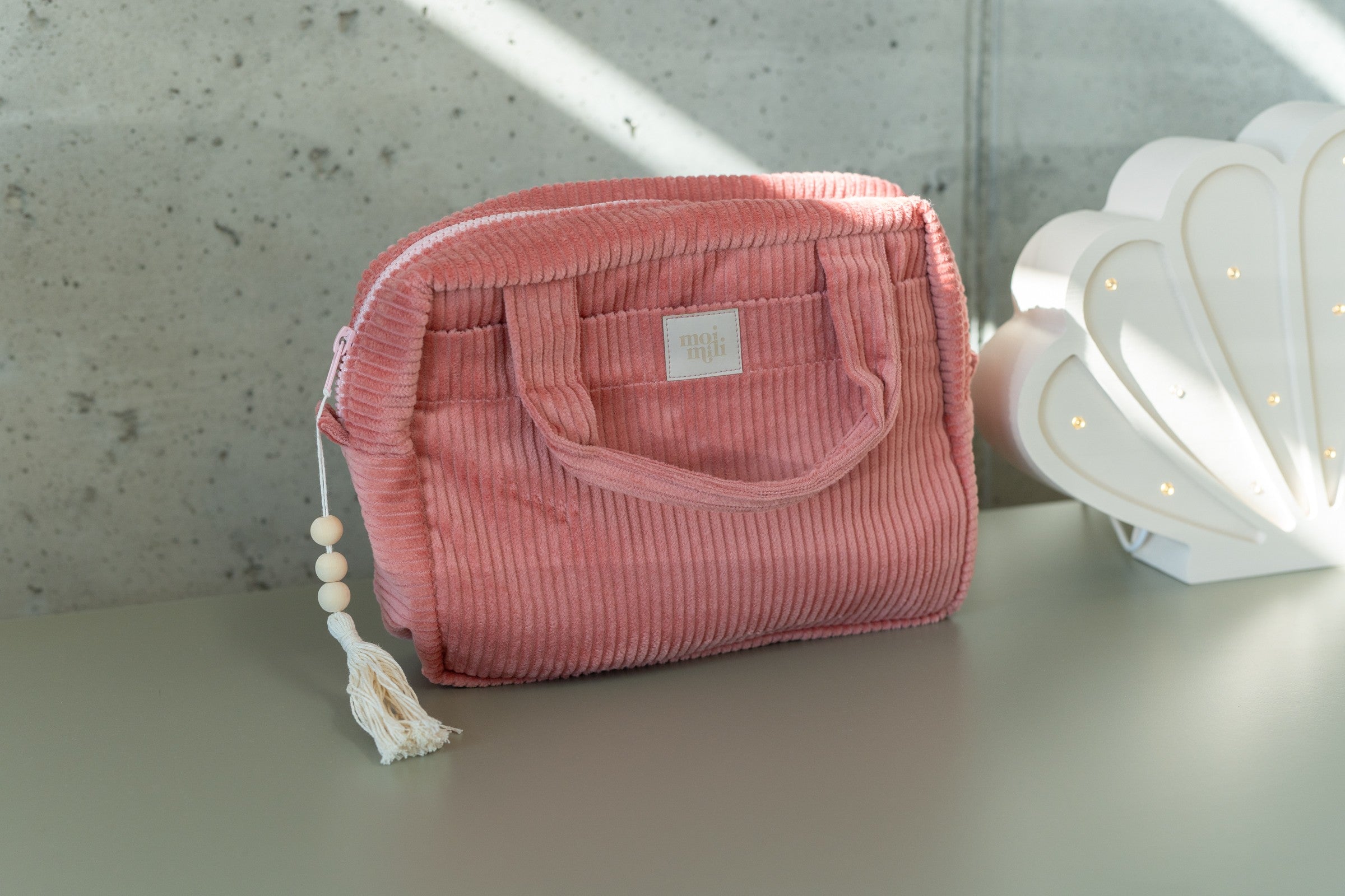 Make-Up Bag Set of 2 - Coral