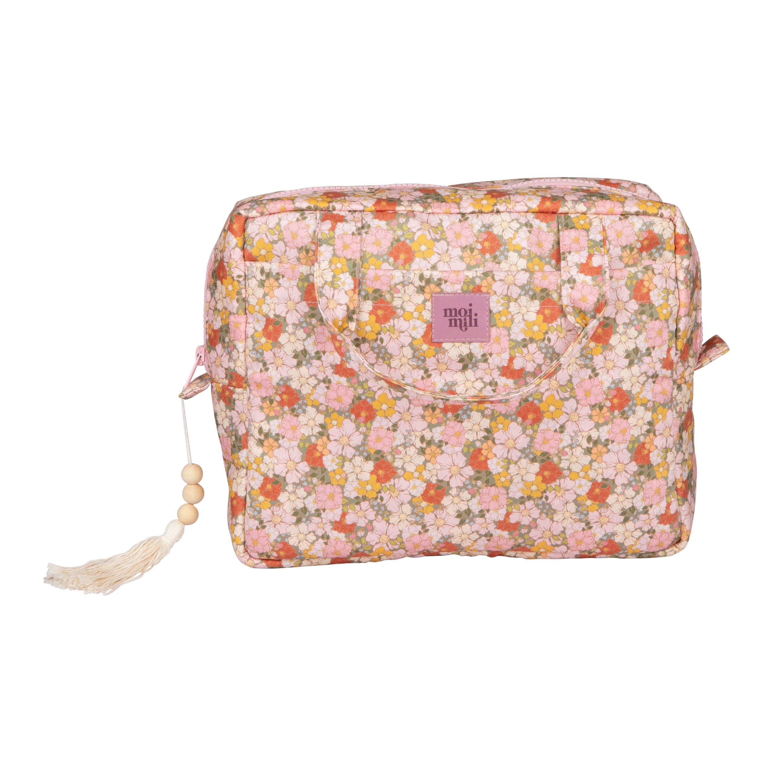 Large Make-Up Bag - Green Garden