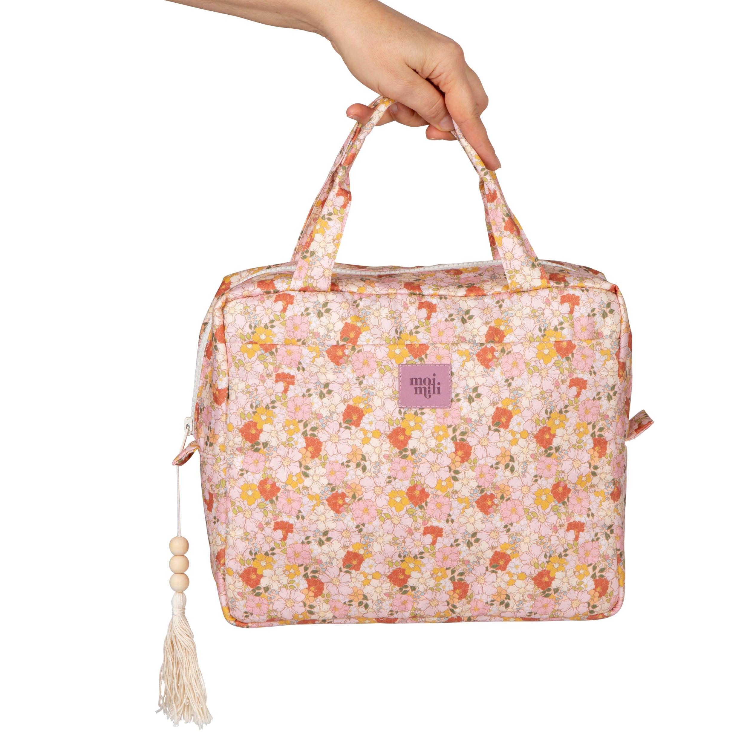 Large Make-Up Bag - Spring Garden