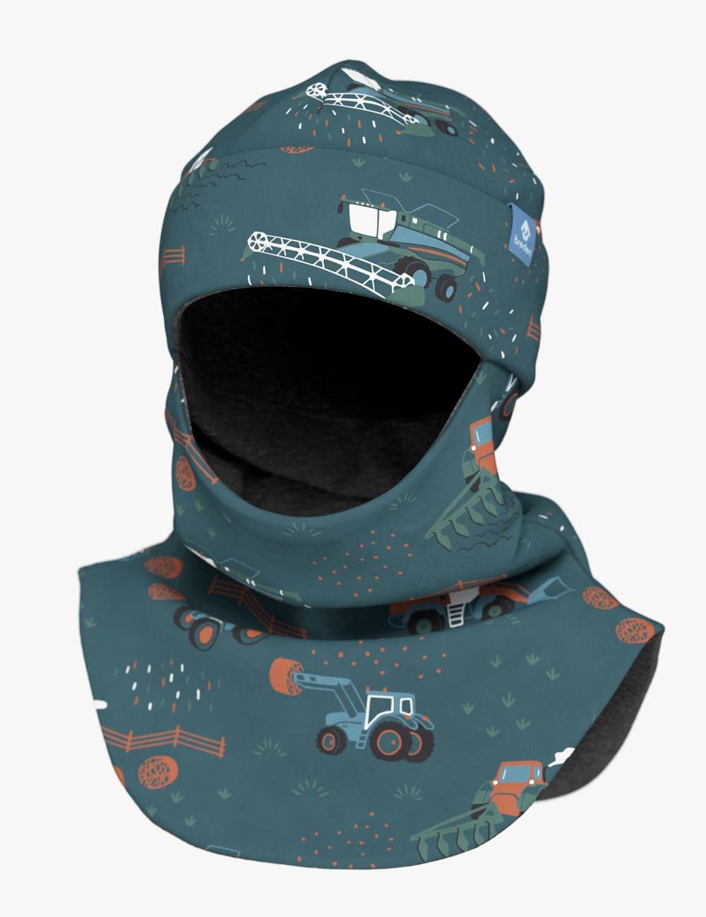 Merino Balaclava For Kids BREM - Tractors