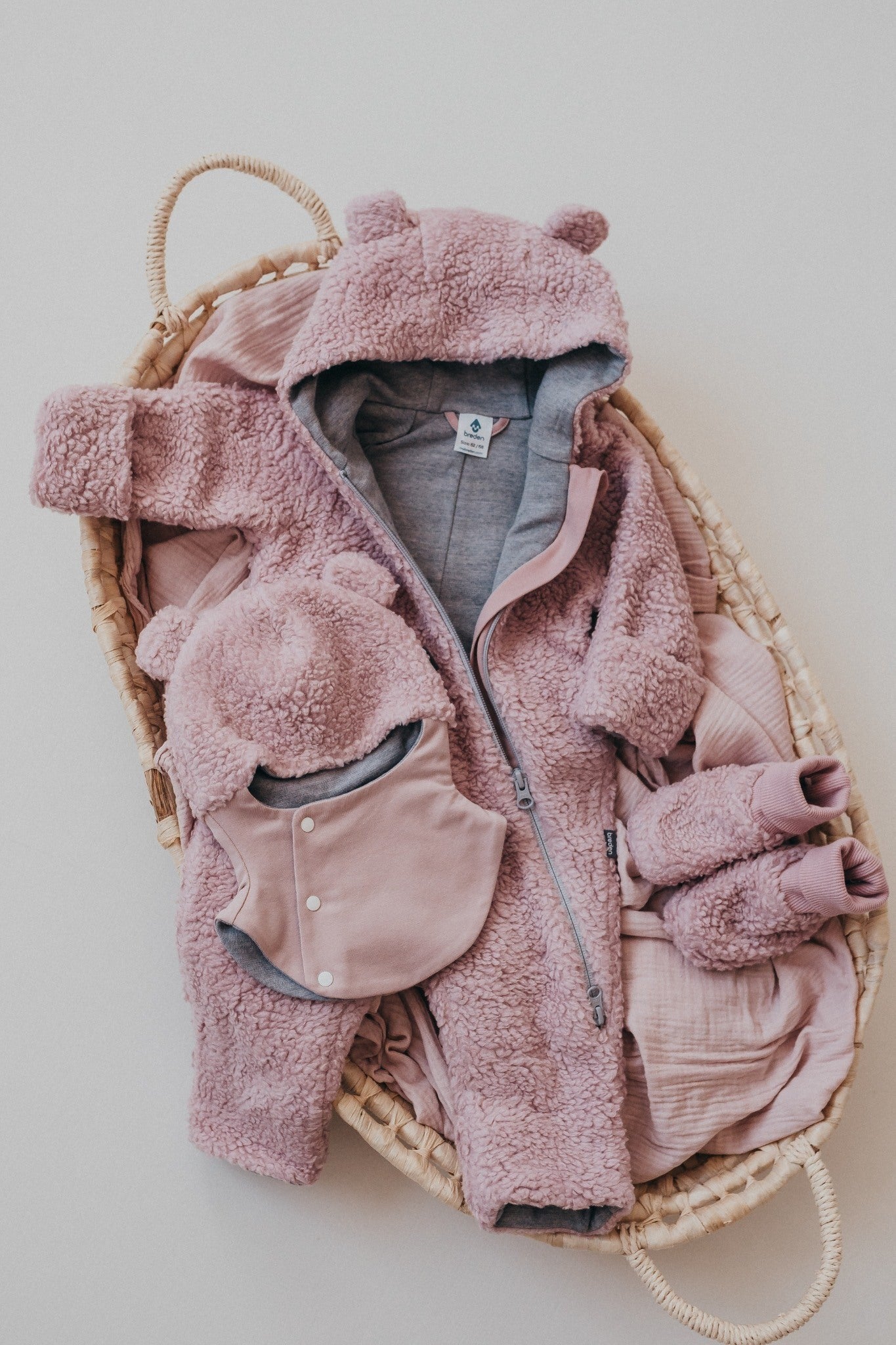 Merino Wool Lined Baby Balaclava THEO