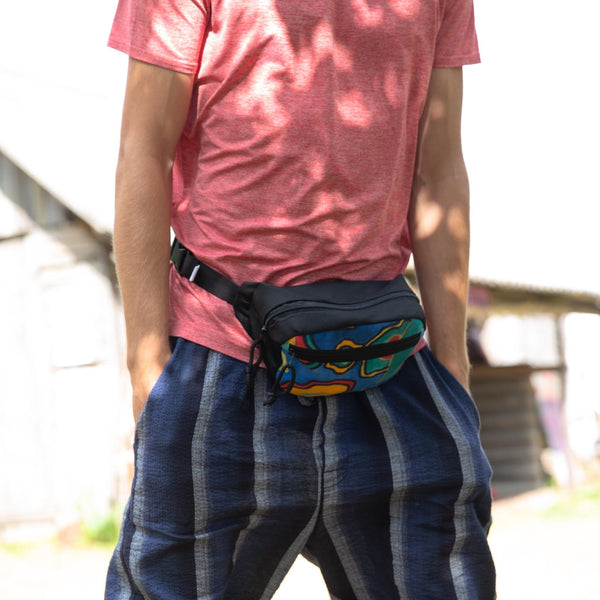 Spacious Water-Resistant Waist Bag - Leo
